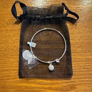 Things Remembered Silver Bangle with Charms